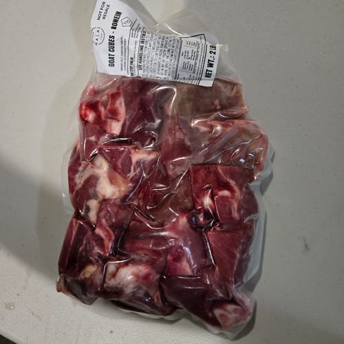 Customer photo review of Halal Half Goat