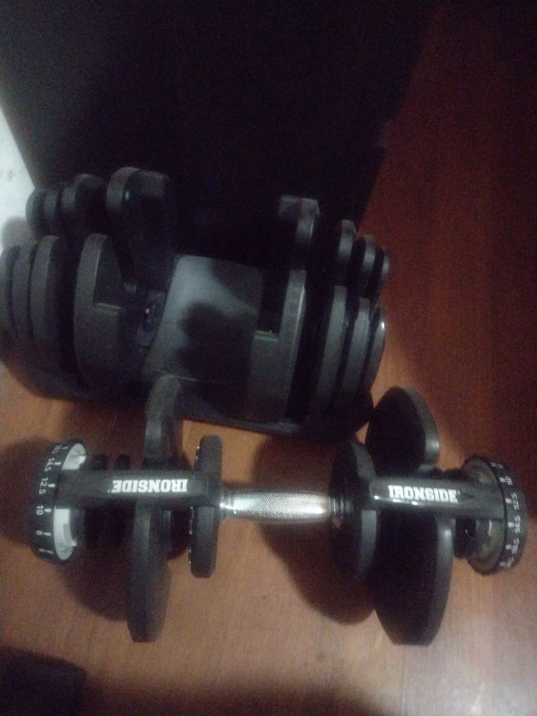 Customer photo review of Mancuerna Ajustable 40 kg IRONSIDE