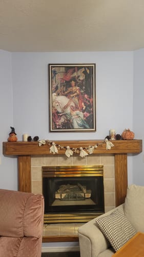 Customer photo review of The Two Crowns | Sir Frank Dicksee | 1900