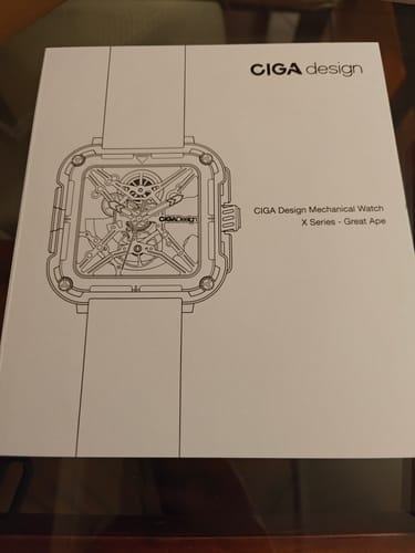 Customer photo review of Reloj Ciga Design X Series Gorilla Automático Acero 44mm Plateado