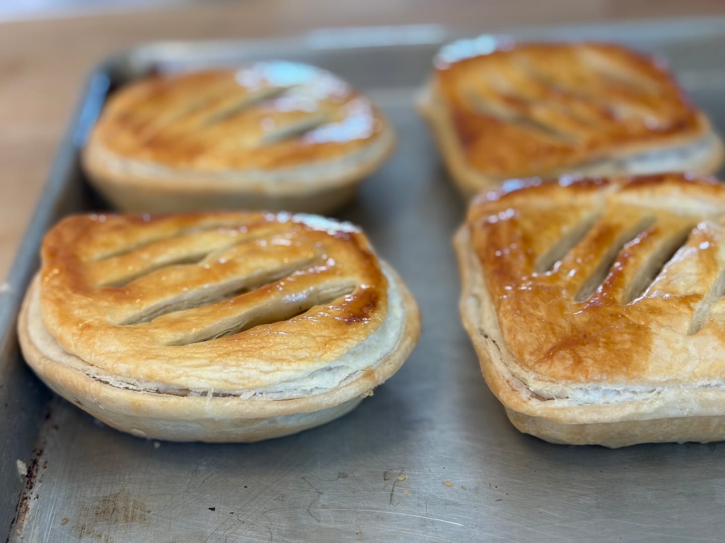Customer photo review of New Zealand Individual Pie Tins