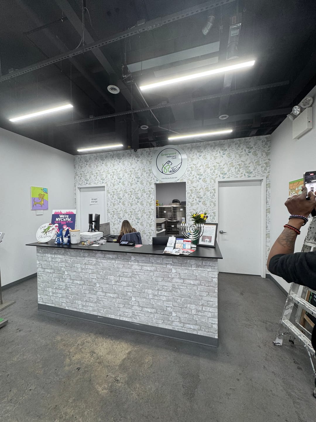 Customer photo review of Custom Business Logo Signs - Indoor Wall Signs