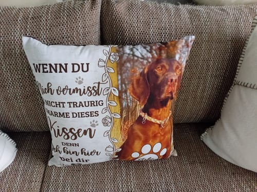 Customer photo review of Seelentröster - Individuelles Kissen
