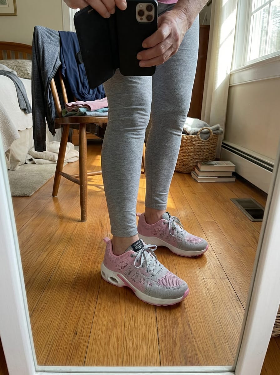 Customer photo review of OrthoCare™ - All-Day Comfort & Pain-Free Orthopedic Shoes + FREE Insoles (Unisex)