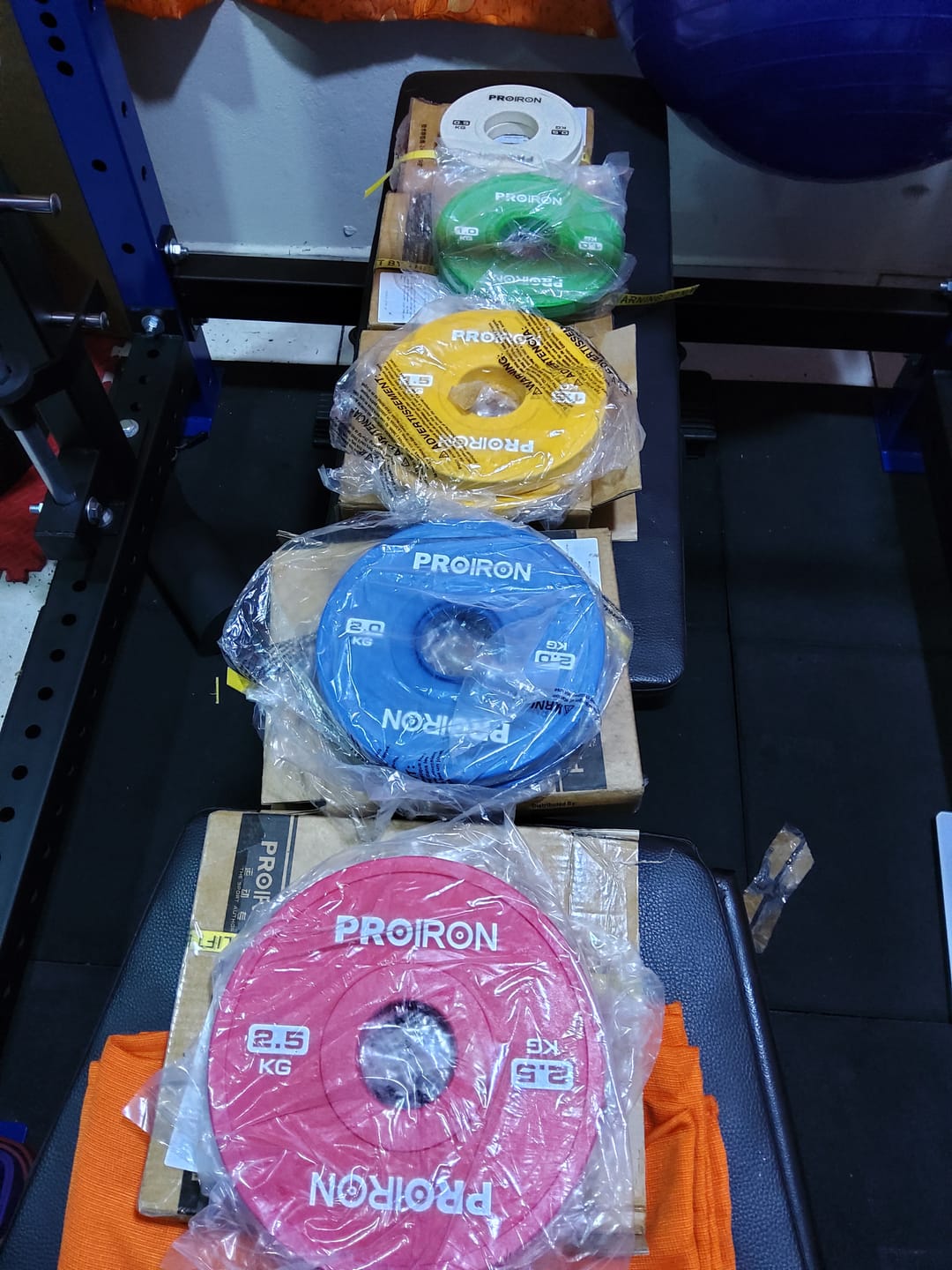 Customer photo review of Discos Olimpicos Fraccionales (Par)