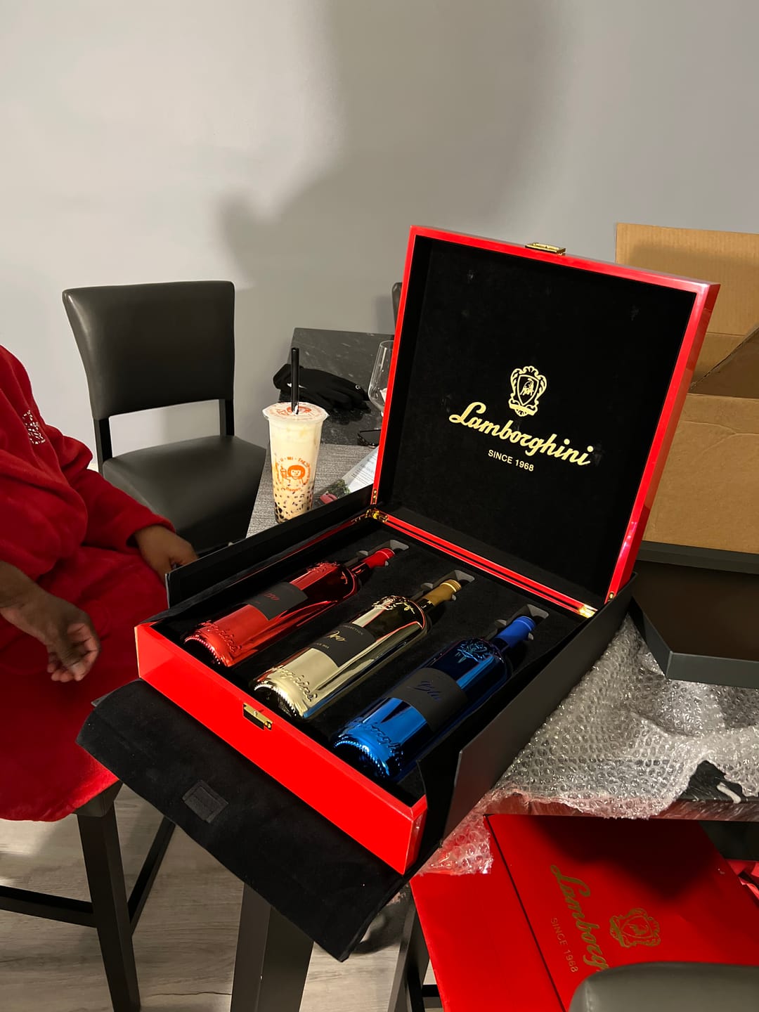 Customer photo review of Lamborghini LUXE Red Collection with Gift Set
