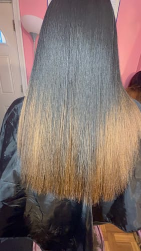 Customer photo review of Blackberry Hair Serum