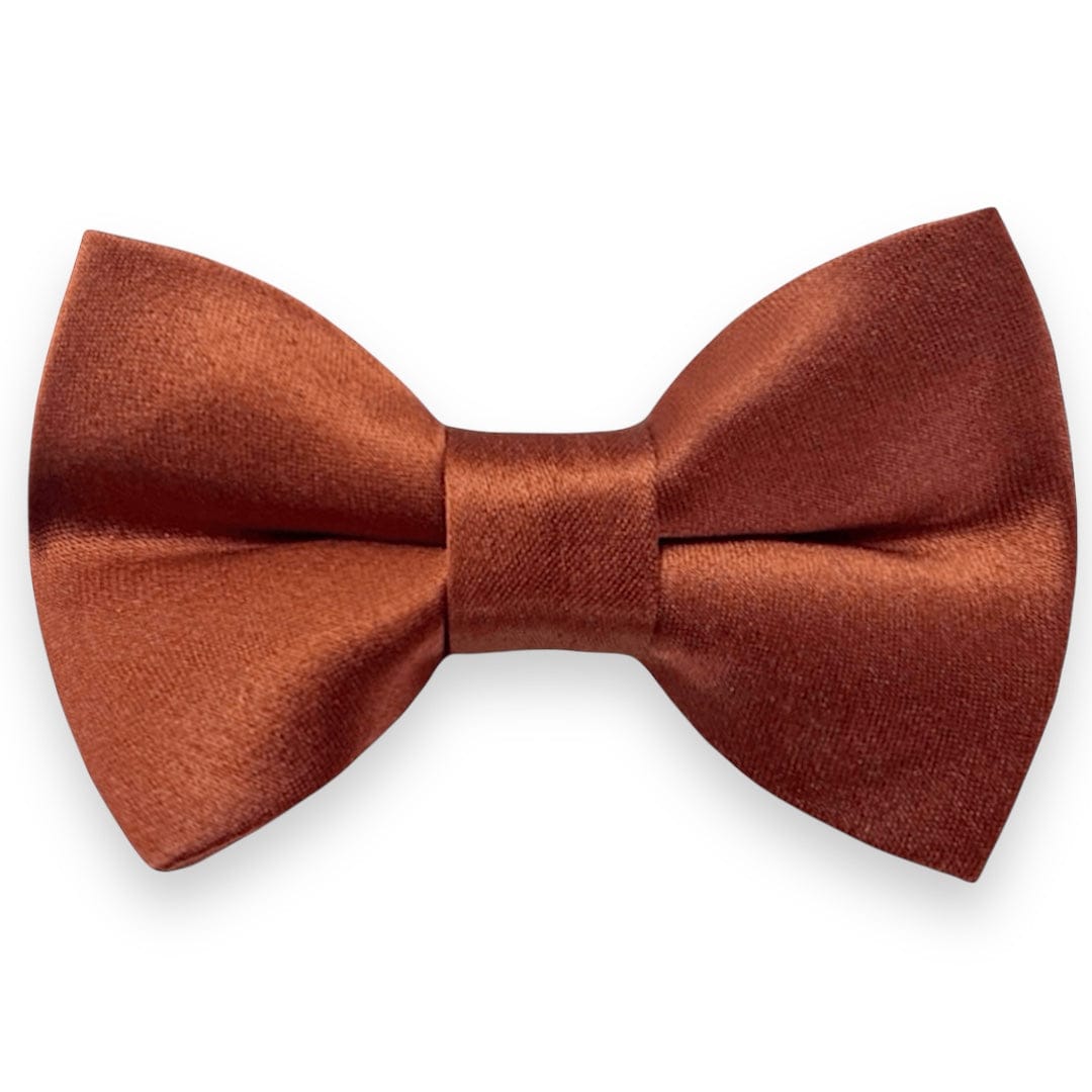 Customer photo review of Terracotta Bow Tie- in Satin