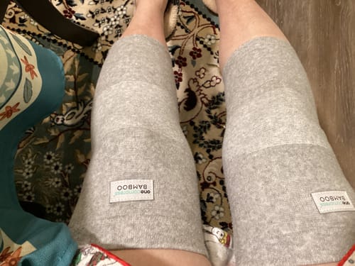 Customer photo review of Premium Bamboo Knee Sleeve (Single)
