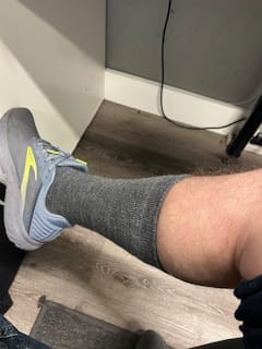 Customer photo review of Men's Alpaca Socks