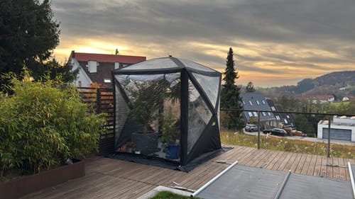 Customer photo review of PREMIUM Überwinterungszelt ALASKA XL  200 x 200 x 230 cm