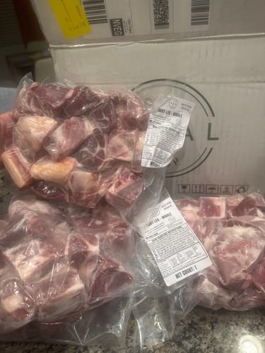 Customer photo review of Halal Goat Leg Whole