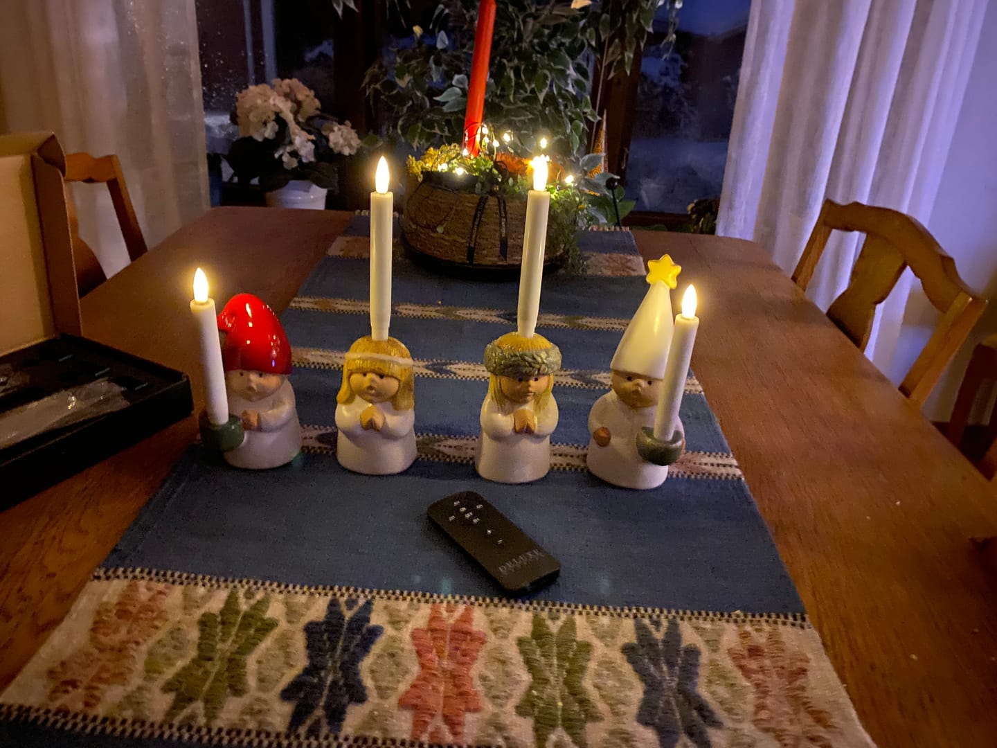 Customer photo review of Juletræslys belagt med stearin 6 stk