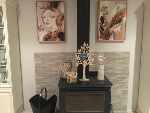 Customer photo review of Faces of Unity: Feather, Art Duo, by Bella Eve