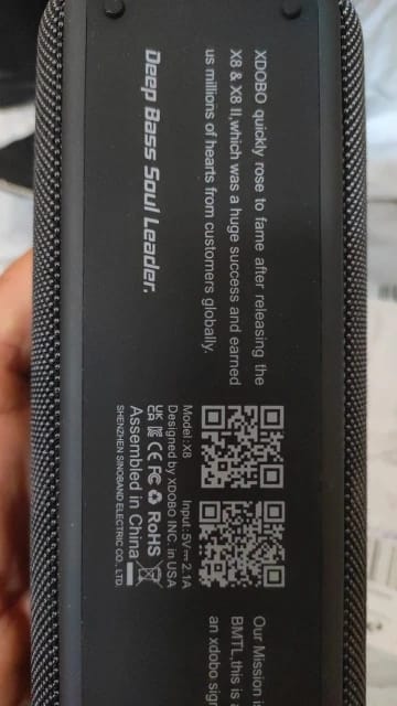 Customer photo review of XDOBO X8 II