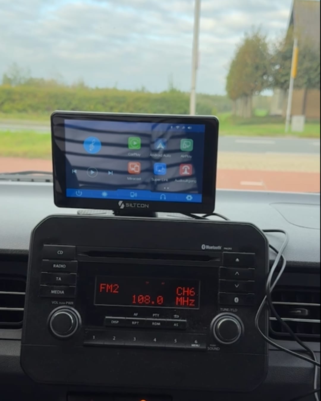Customer photo review of Siltcon® 7” Carplay / Android Auto Scherm