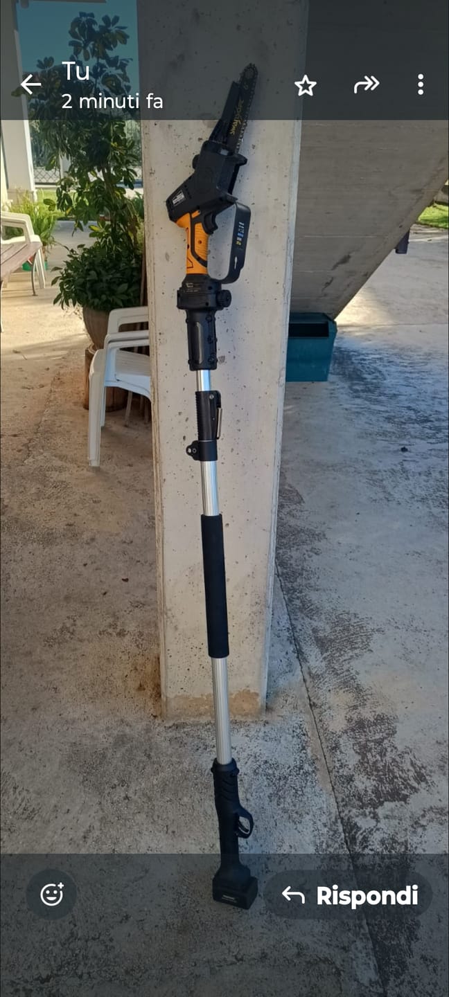Customer photo review of Asta telescopica 2 MT per forbici e potatori Swansoft Falco
