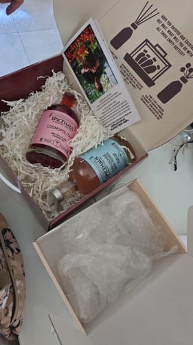 Customer photo review of זוג כוסות קוקטייל