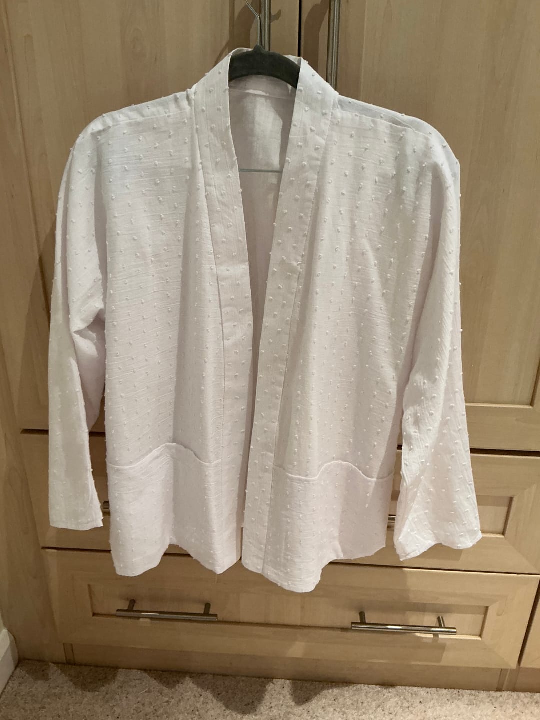 Customer photo review of Dobby Spot Cotton Fabric