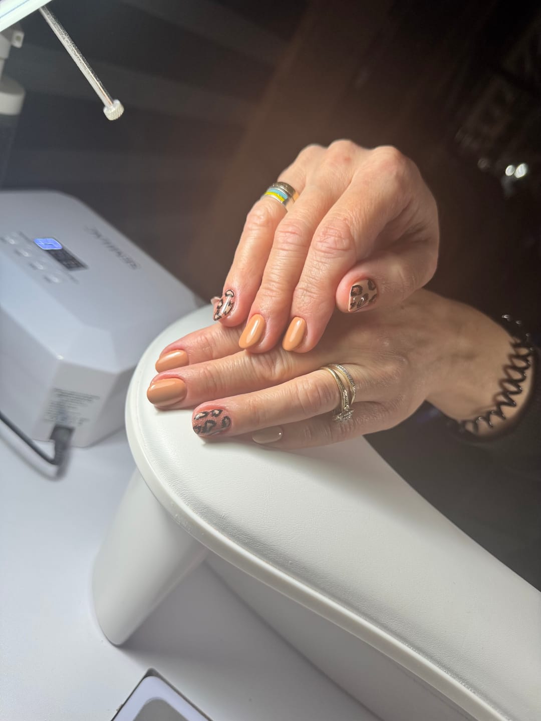 Customer photo review of Semilac Top No Wipe Sparkle Diamond UV Gel