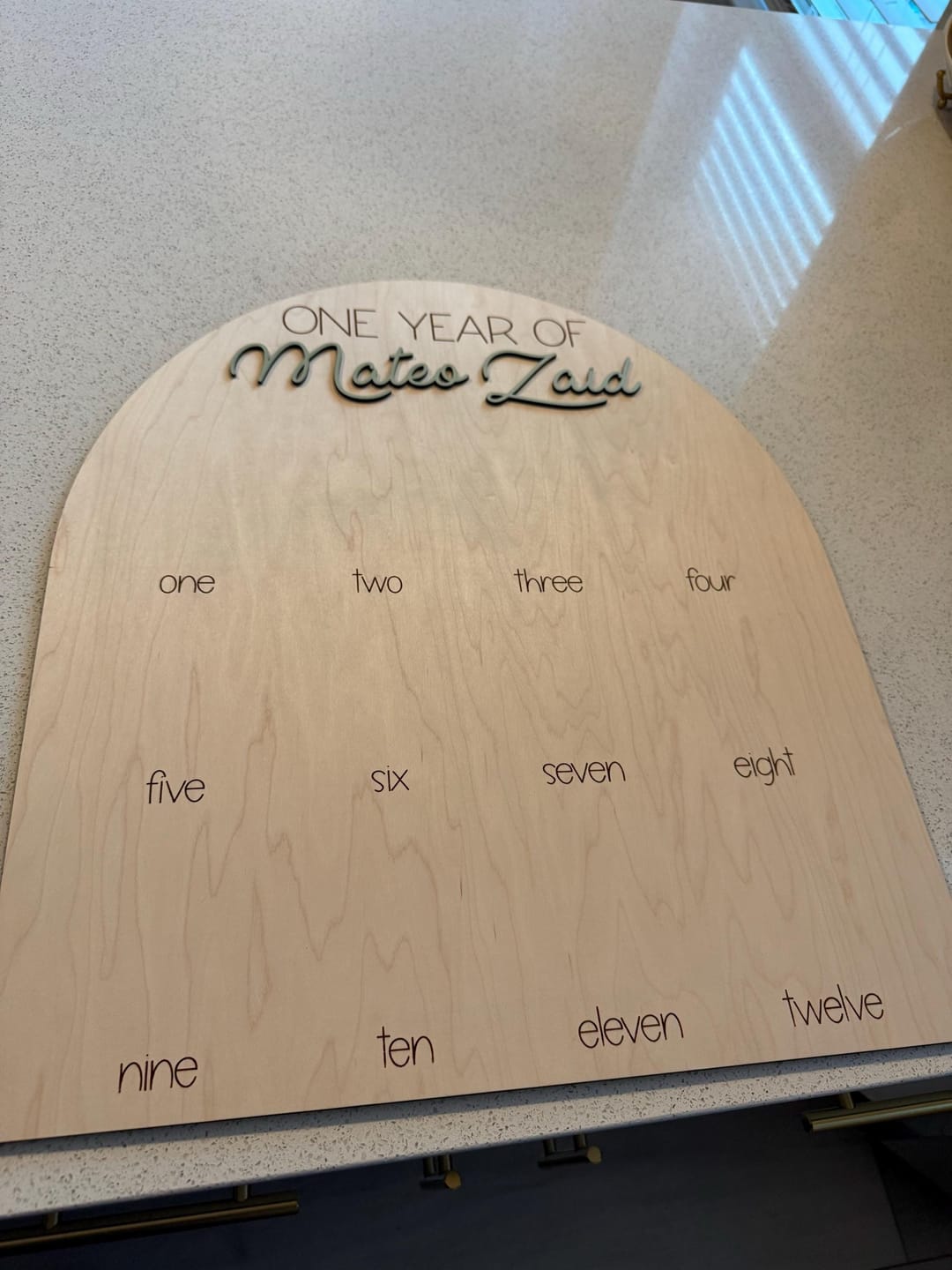 Customer photo review of One Year Of Photo Board