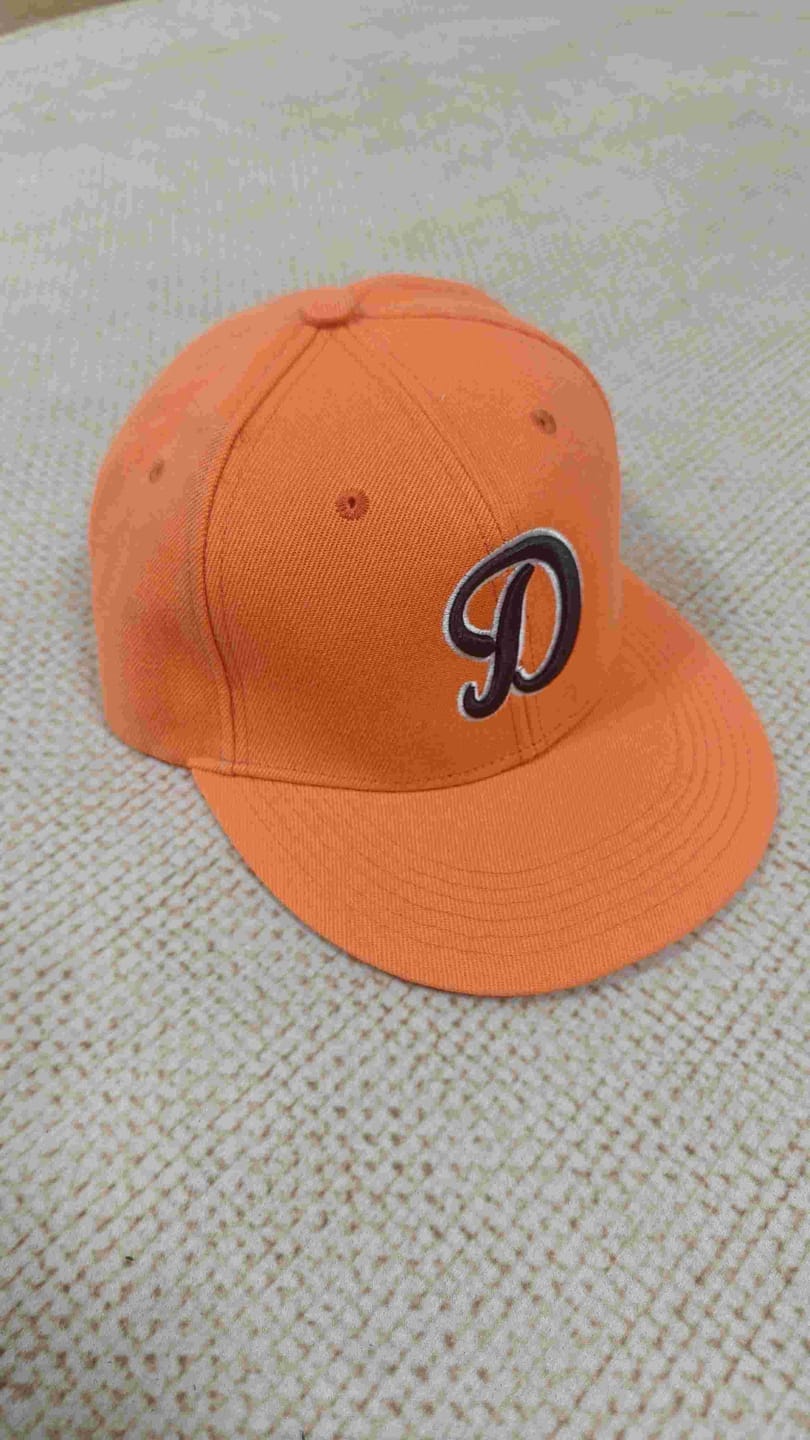 Customer photo review of Custom Black 3D Puff Embroidery Flat Embroidery Casual Sport Baseball Cap