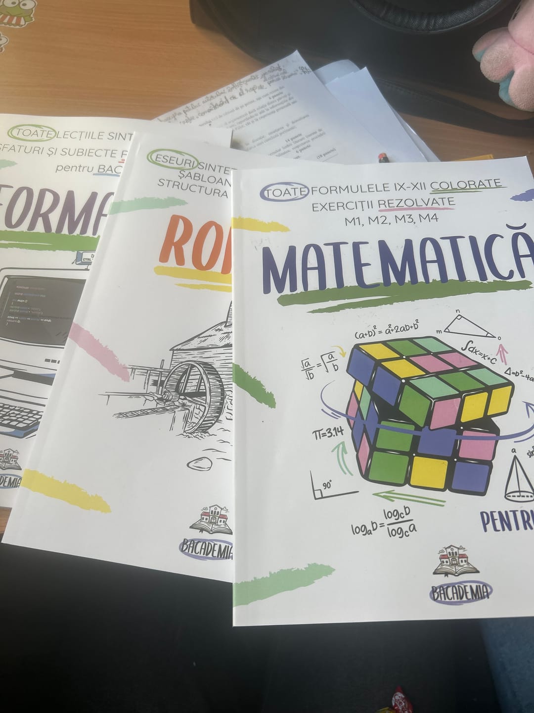 Customer photo review of Pachet Bacalaureat (Română + Matematică + Informatică) Bacademia
