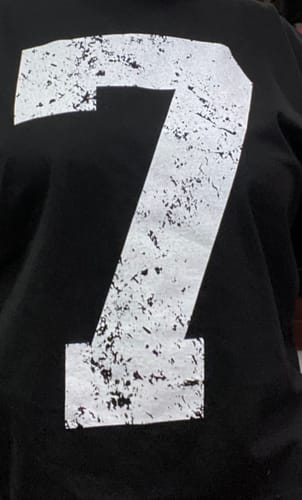 Customer photo review of 70x7 Drop Shoulder Tee (Super Oversized) - Black