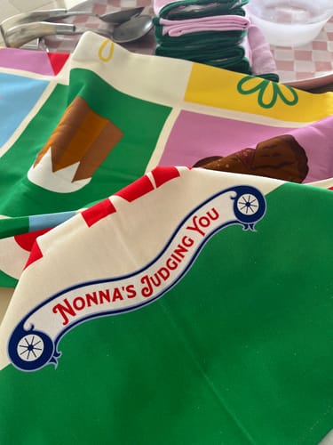 Customer photo review of Buon Natale Tablecloth Large