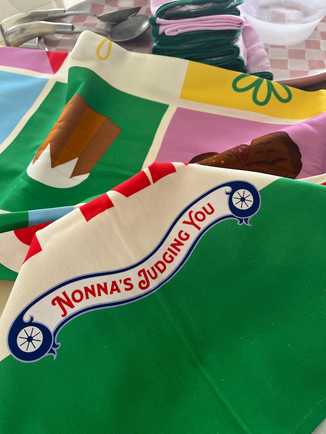 Customer photo review of Buon Natale Tablecloth Large