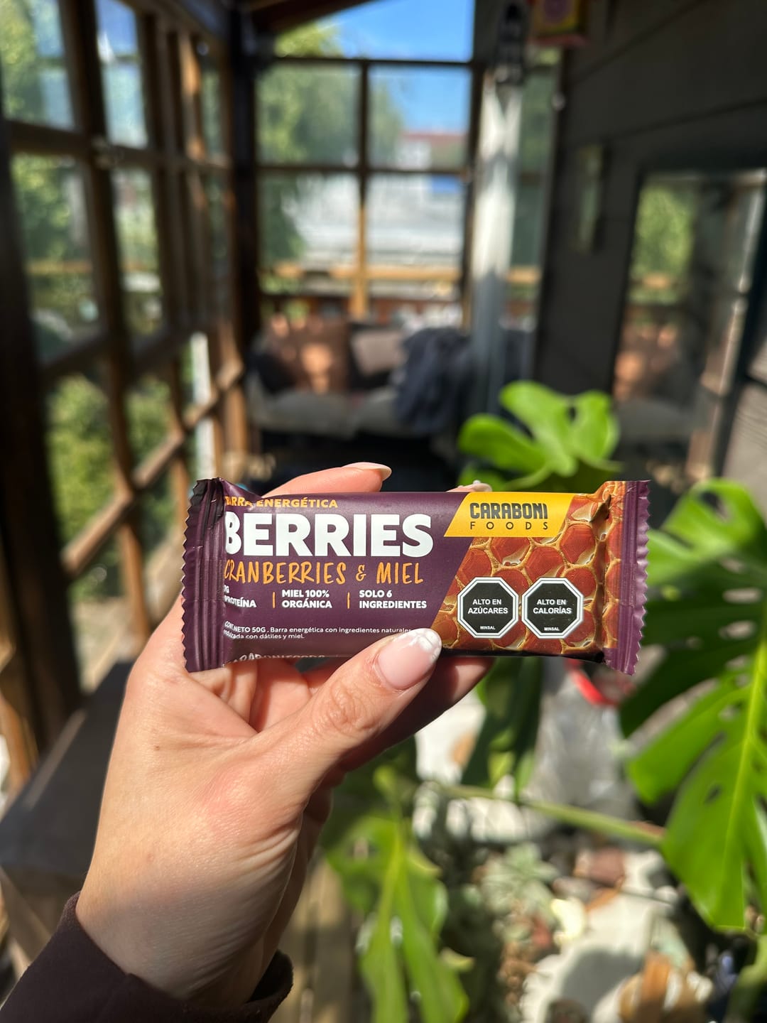 Customer photo review of BERRIES | Cranberries + Miel Cruda Barra Energética 50 gr.