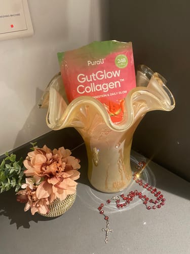 Customer photo review of GutGlow™ Collagen - Strawberry Watermelon