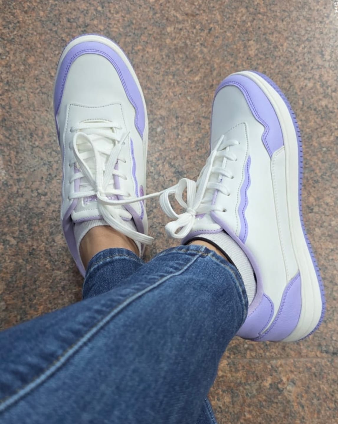 Customer photo review of Bacca Bucci Zephyr – All-Day Comfort Running & Training Shoes