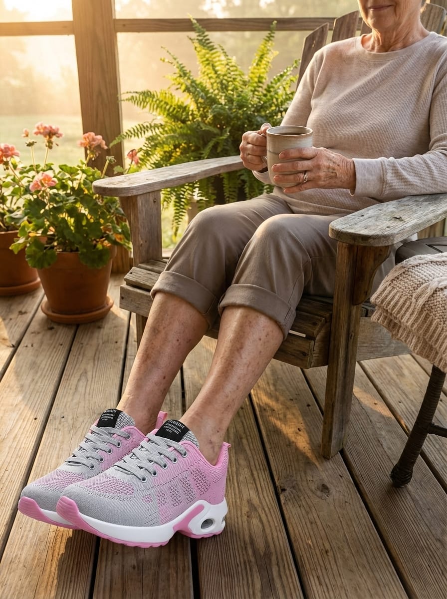 Customer photo review of OrthoCare™ - All-Day Comfort & Pain-Free Orthopedic Shoes + FREE Insoles (Unisex)