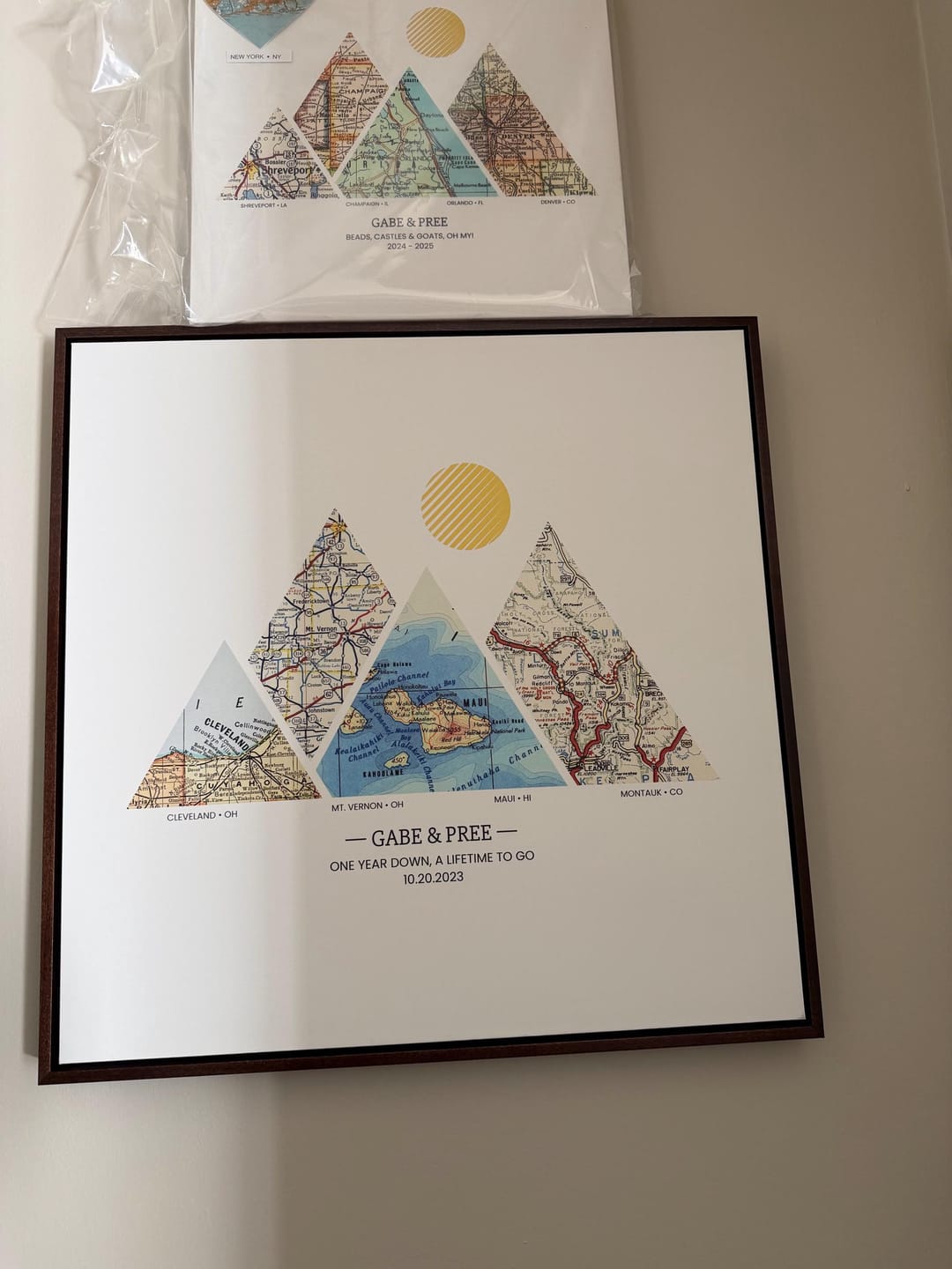 Customer photo review of Milestones Map [Digital Only]