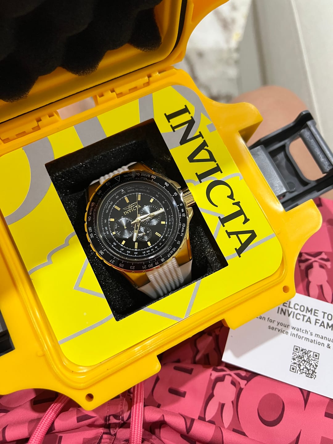 Customer photo review of Reloj Deportivo Para Hombre Invicta Aviator 39312 - Blanco
