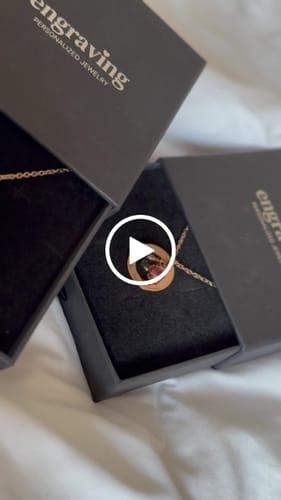 Customer video review of Necklace: Circle Birthstone