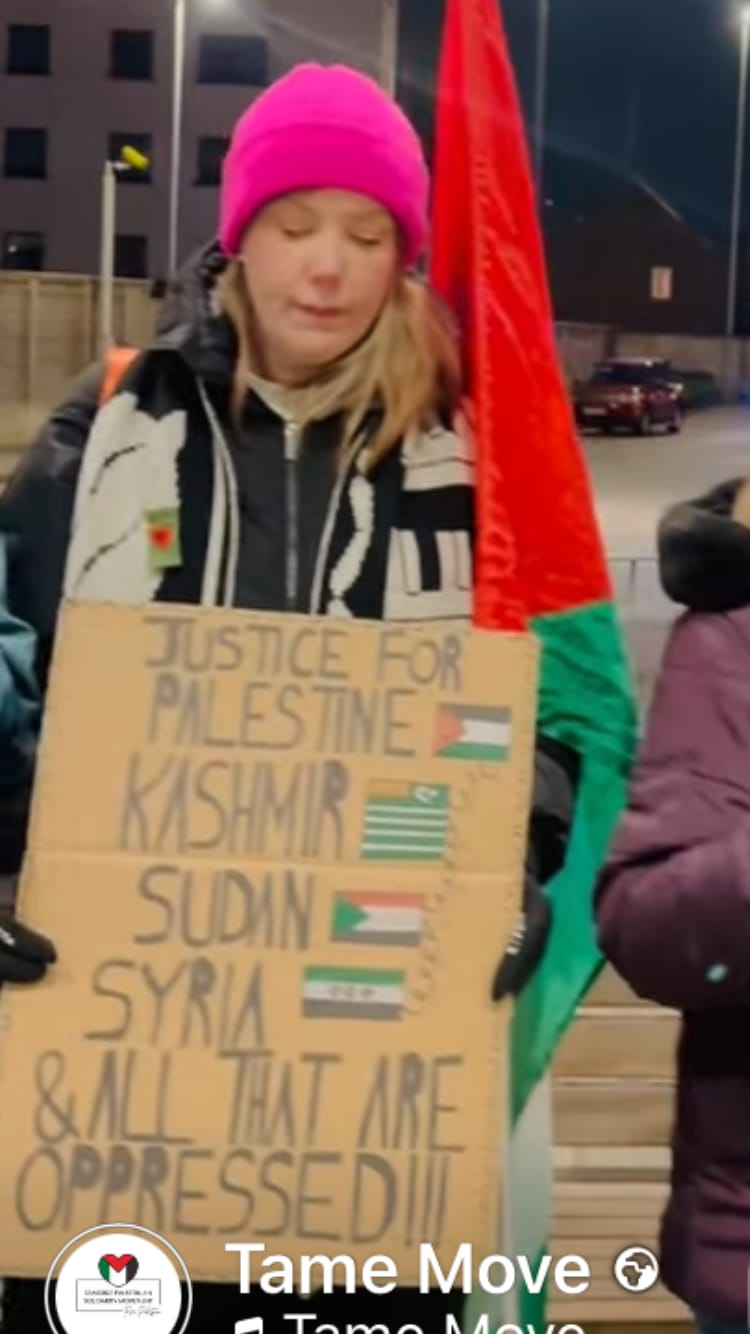 Customer photo review of Palestine Scarf