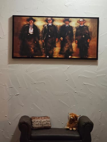 Customer photo review of Tombstone Canvas Set