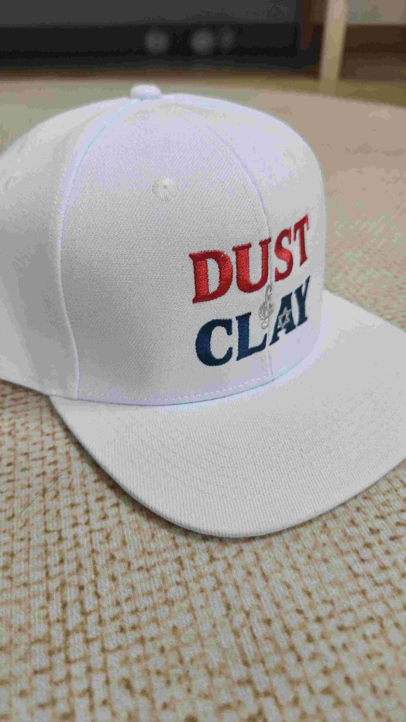 Customer photo review of Custom Royal White-Light Blue 3D Puff Embroidery Flat Embroidery Curved Eaves Sport Design Baseball Cap