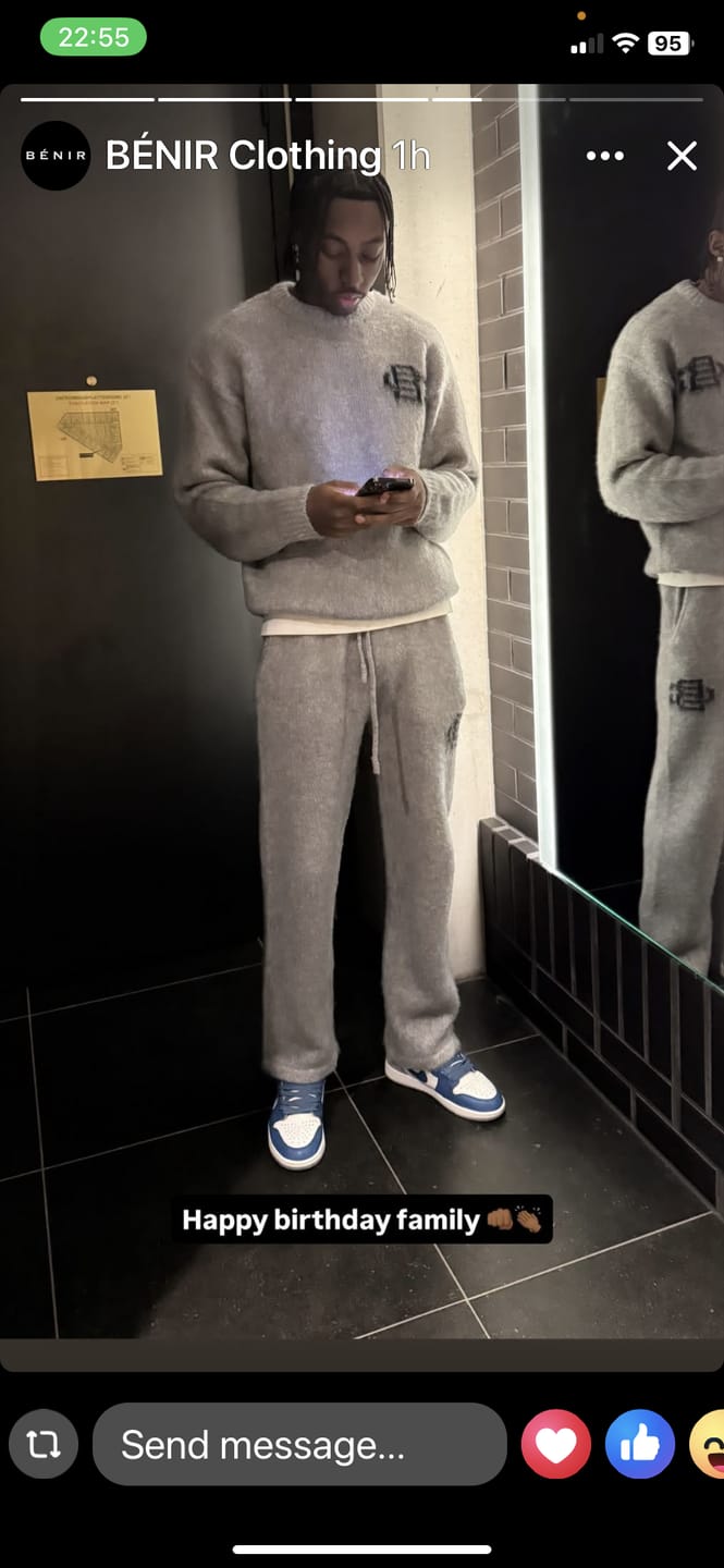 Customer photo review of Mohair Knit BC Jumper - Light Grey