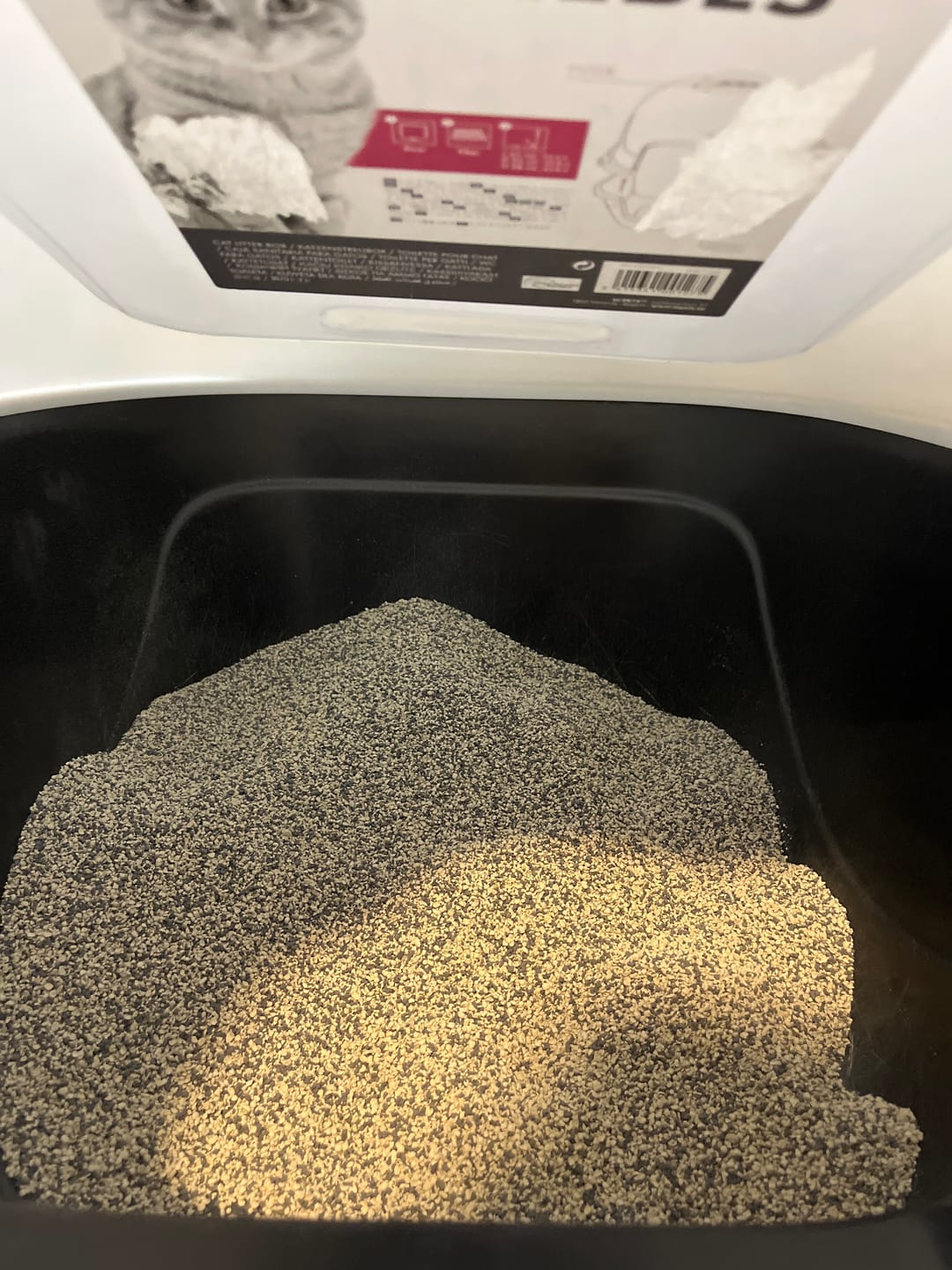 Customer photo review of Arena Minino 32kg - Carbón Activado [Nueva]