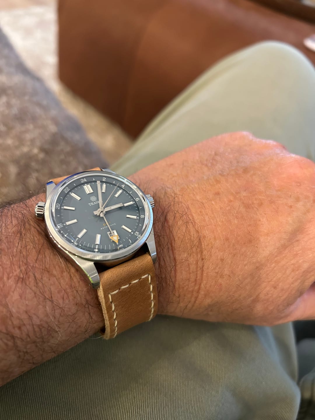 Customer photo review of Horween Natural Dublin | Natural Thread