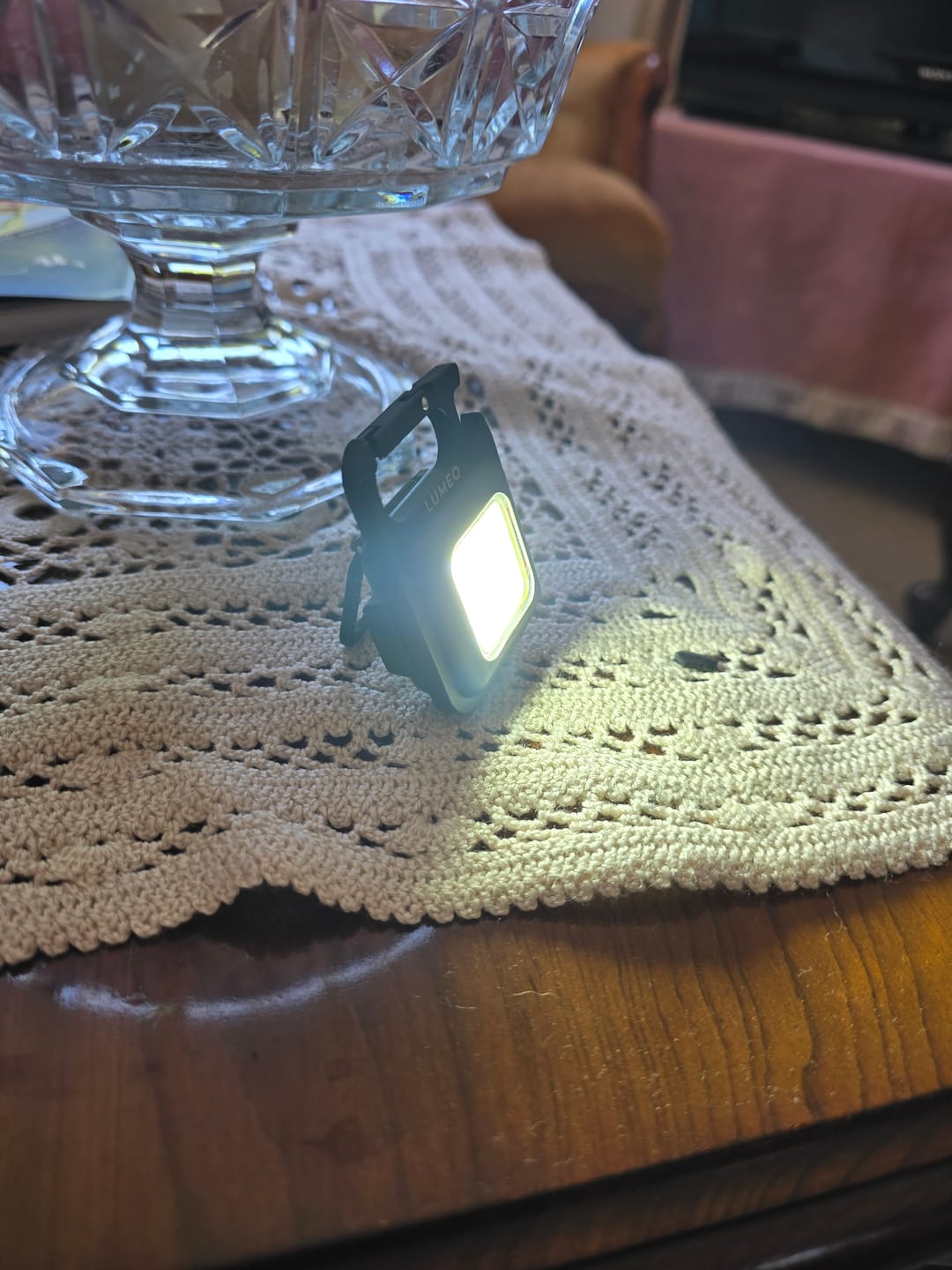 Customer photo review of Lumeo Pro BrightBuddy Keychain Light (FREE GIFT)