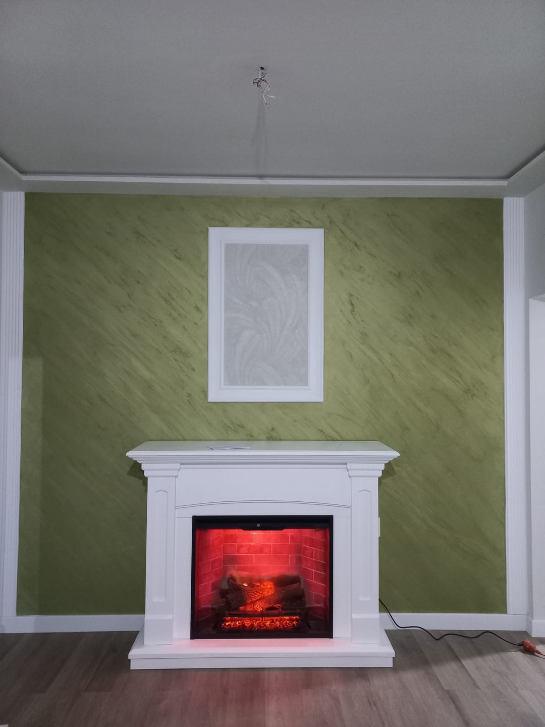 Customer photo review of Semineu electric Alabaster Alb cu focar electric 3D Dimplex Revillusion 30 si sunet