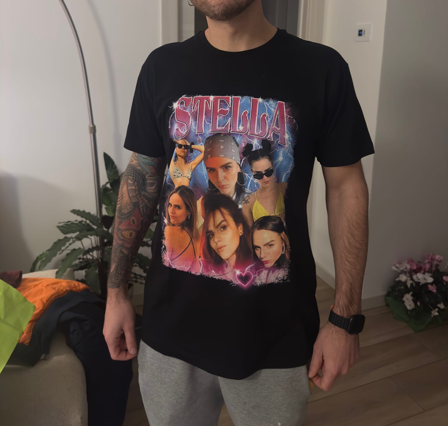 Customer photo review of BOOTLEG T-SHIRT GIORGIA TEMPLATE