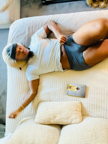 Customer photo review of SilkCut Micro Modal Air Crew Neck T-Shirt