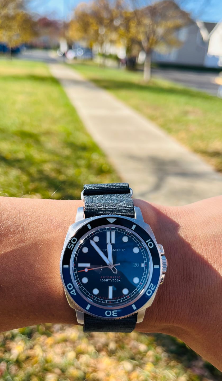 Customer photo review of Heat-Welded Plain Color Variant Mafia Strap 18, 20mm