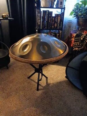 Customer photo review of Cosmos Handpan - Exquisite 9 Notes in D Minor - Golden Elegance Gift Set