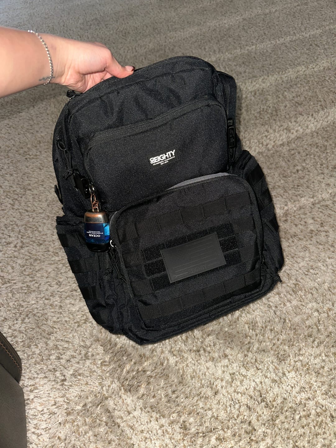 Customer photo review of 80Eighty® Commando Raven Backpack